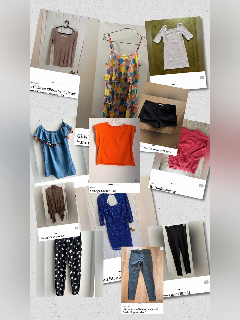 Bundle of 12 women’s clothes- size M